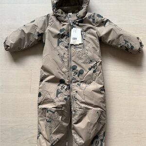H&M Mickey Mouse Snowsuit 4T New